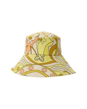 AFRM Snake Print Bucket Hat - Yellow