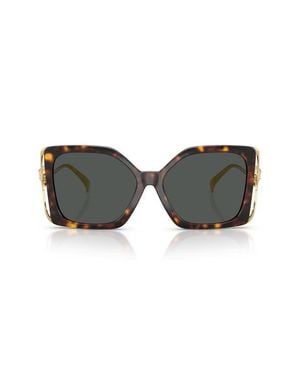 Versace 58Mm Square Sunglasses - Multicolor