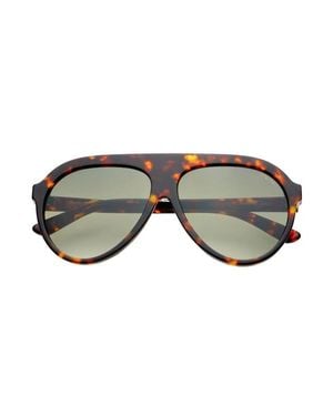 Freyrs Eyewear Maxwell Oversized Aviator Sunglasses - Gray