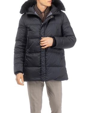 Gorski Apres-Ski Parka, Detachable Toscana Lamb Hood Trim - Black