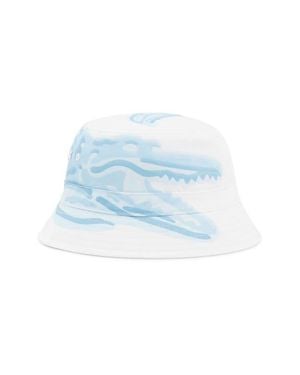 Lacoste Print Bucket Hat - Blue