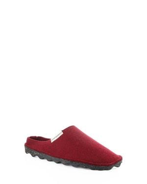 ASPORTUGUESAS Natura Wool Felt Mule - Red