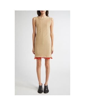 Eckhaus Latta Veil Sleeveless Minidress - Natural