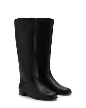 Mango Knee High Boot - Black