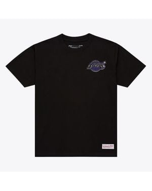 Mitchell & Ness Los Angeles Lakers Airbrush T-Shirt - Black