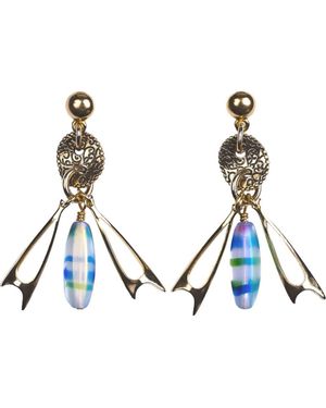 Lunaversoul Flwr Chyld Earrings - Blue
