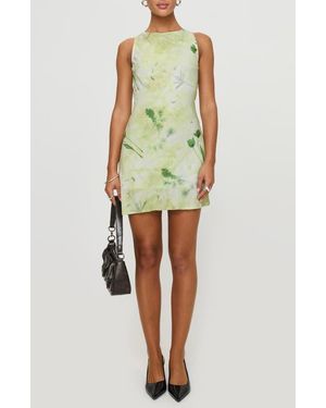 Princess Polly Floral Sleeveless Minidress - Yellow