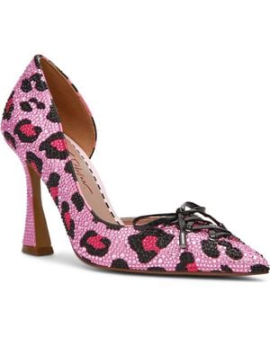 Betsey Johnson Delta Pointed Toe D'Orsay Pump - Pink