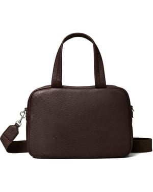 Tory Burch Leather Satchel - Black