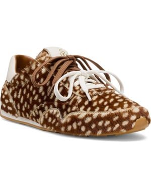 Stuart Weitzman Bond Sport Genuine Calf Hair Sneaker - Brown