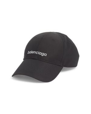 Balenciaga Athletic Baseball Cap - Black