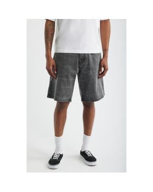 Obey Bigwig Baggy Denim Shorts - Gray