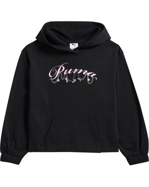 PUMA Kids' Charmed Pack Pullover Hoodie - Black