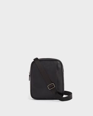 Osprey The Carter Small Leather 2 Way Messenger Bag - Black