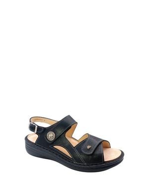 Finn Comfort Barbuda Ankle Strap Slide Sandal - White