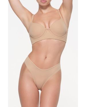 Skims Fits Everybody Back Smoothing Full Coverage Underwire Bra - Natural