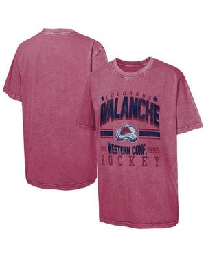 Outerstuff Youth Colorado Avalanche Sure Short T-Shirt - Purple