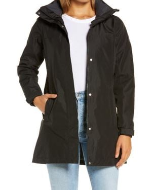 Helly Hansen Aden Hooded Waterproof Insulated Rain Jacket - Black