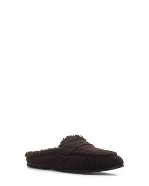 275 Central Vivien Loafer Mule - Black