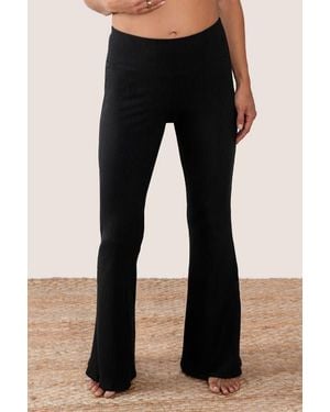 JJwinks Getaway Rib Lounge Pant - Black