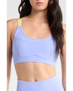 Mpg Cloud Contrast Sports Bra - Blue