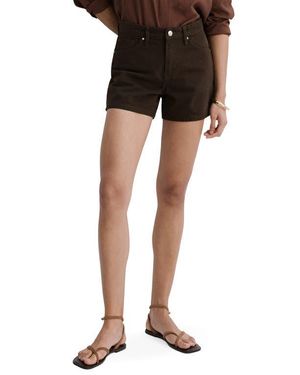 Mango Denim Shorts - Black