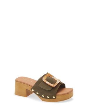 Chocolat Blu Lio Platform Slide Sandal - Multicolor