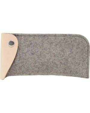 Graf & Lantz Anzen Merino Wool Eyeglass Sleeve - Gray