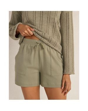 Haven Well Within Organic Cotton Interlock Shorts - Green