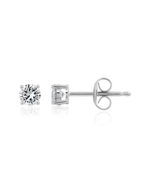 Crislu Brilliant Cut Cubic Zirconia Stud Earrings - Black