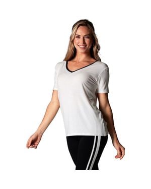 Tavi Everyday V-Neck Tee - White