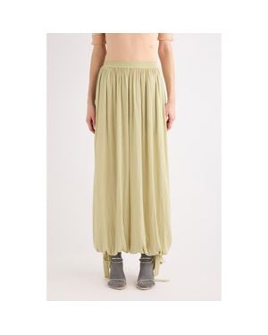 Chloé Washed Satin Bloomer Pants - Yellow