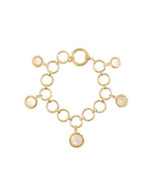 freya rose Forged Circular Bracelet - White