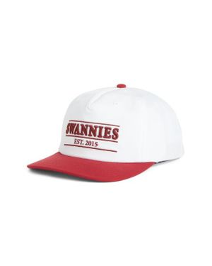 Swannies Charlie Snapback Baseball Cap - Red
