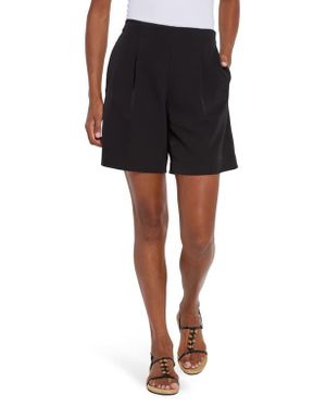 Lyssé Dia Pleated Shorts - Black