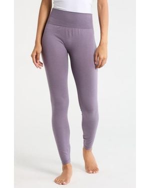 Smartwool Intraknit All Season Merino Wool Blend Base Layer Leggings - Purple