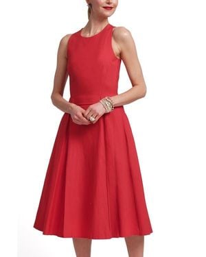 Frances Valentine Monique Dress Solid - Red