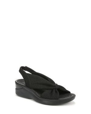 Bzees Serenade Slingback Wedge Sandal - Black