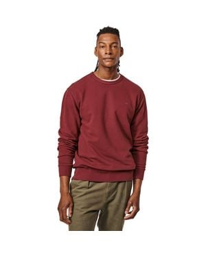 aubi Vestry Crew Neck Sweatshirt - Red
