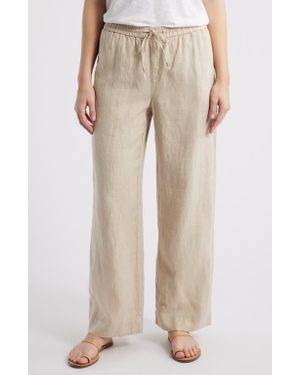 Tommy Bahama Two Palms Easy Linen Drawstring Pants - Natural