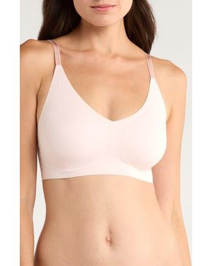 True & Co. True Body Lift Triangle Convertible Strap Bra - Pink