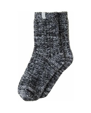 Softies Marshmallow Crew Socks With Grippers - Blue