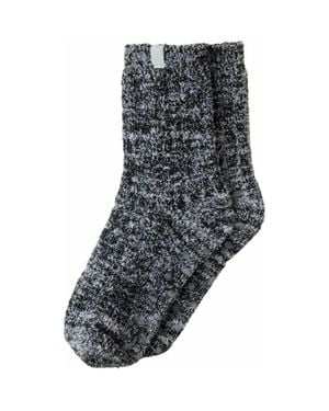 Softies Marshmallow Crew Socks With Grippers - Blue