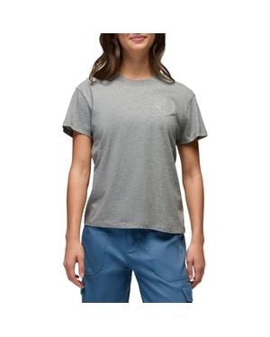 Prana Everyday Open Heart Organic Cotton T-Shirt - Gray