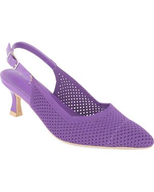 Tahari Galway Slingback Pump - Purple
