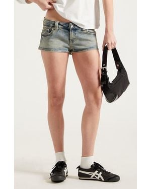 PacSun Tatum Ultimate Micro Jean Shorts - Blue