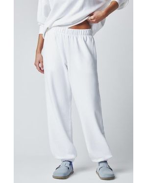 Florence By Mills Cotton Blend Boyfriend Sweatpants - White