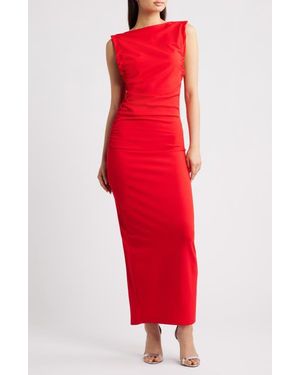 Ichi Ihmatine Maxi Dress - Red