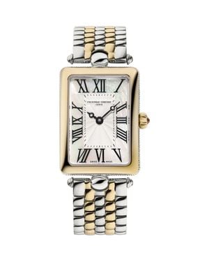 Frederique Constant Classics Carrée Small Seconds Bracelet Watch, 36Mm X 25.2Mm - Metallic