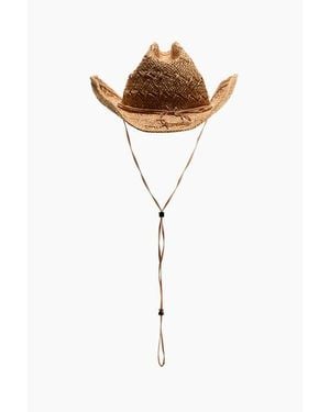 H&M Straw Cowboy Hat - Natural